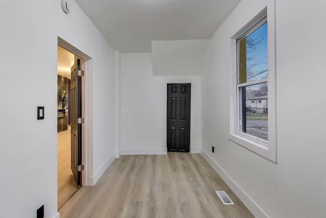 wooden floor in an empty room