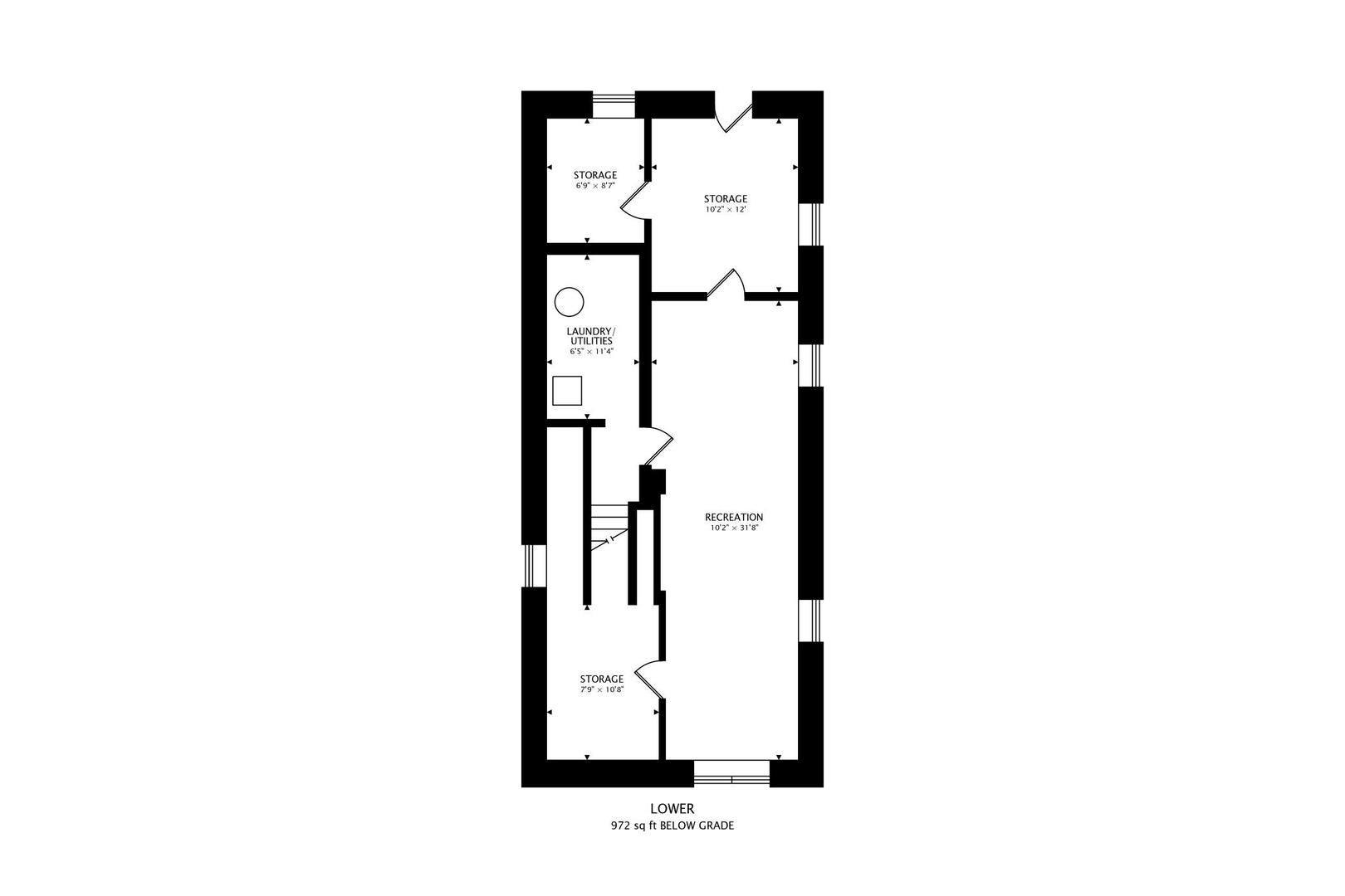 1117 West 57th Street Chicago, IL 60621 - Photo 23 of 24 a picture of a floor plan