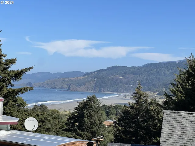 a view of mountain with outdoor space