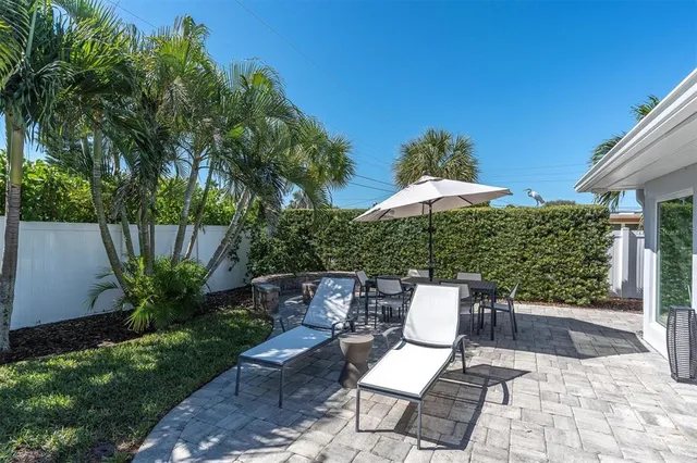 an aerial view of a house with swimming pool