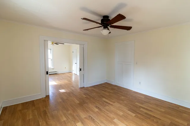 wooden floor in an empty room