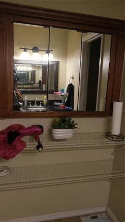 a view of storage and utility room