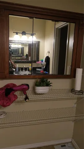 a view of storage and utility room