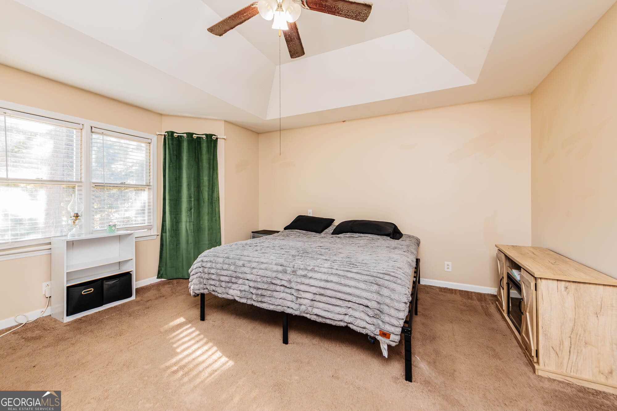 5341 Northside Drive Macon, GA 31210 - Photo 35 of 43 a bedroom with a bed and a fireplace