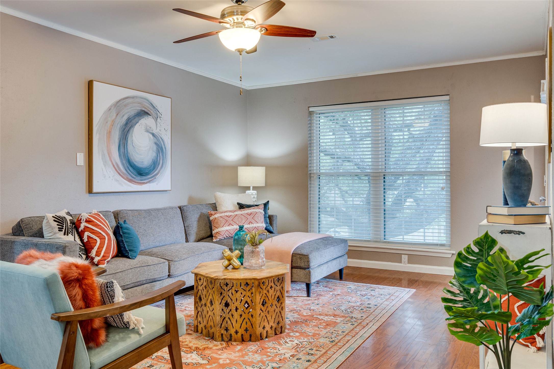4159 Steck Avenue, Unit 290 Austin, TX 78759 - Photo 5 of 38 a living room with furniture and a large window