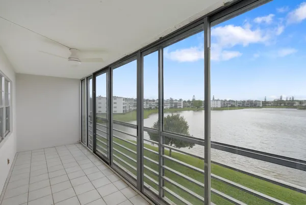 a view of a balcony
