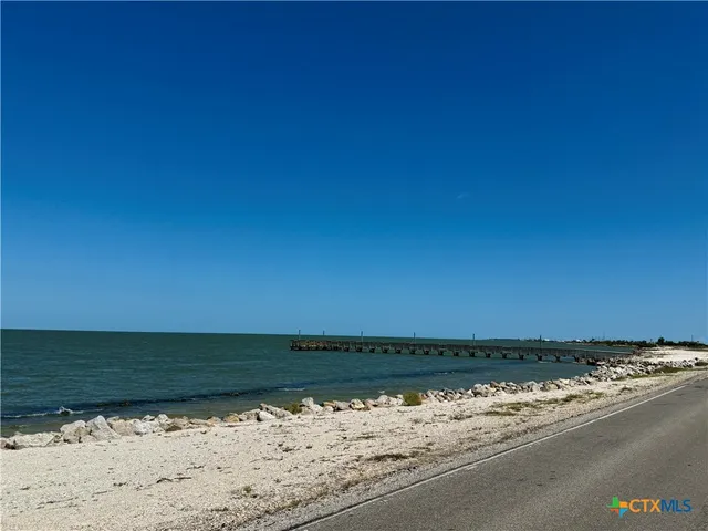 a view of an ocean beach