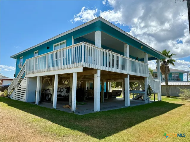 a view of a house with a porch