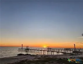 a view of a ocean with city view