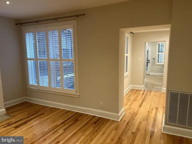 a view of wooden floor in a room