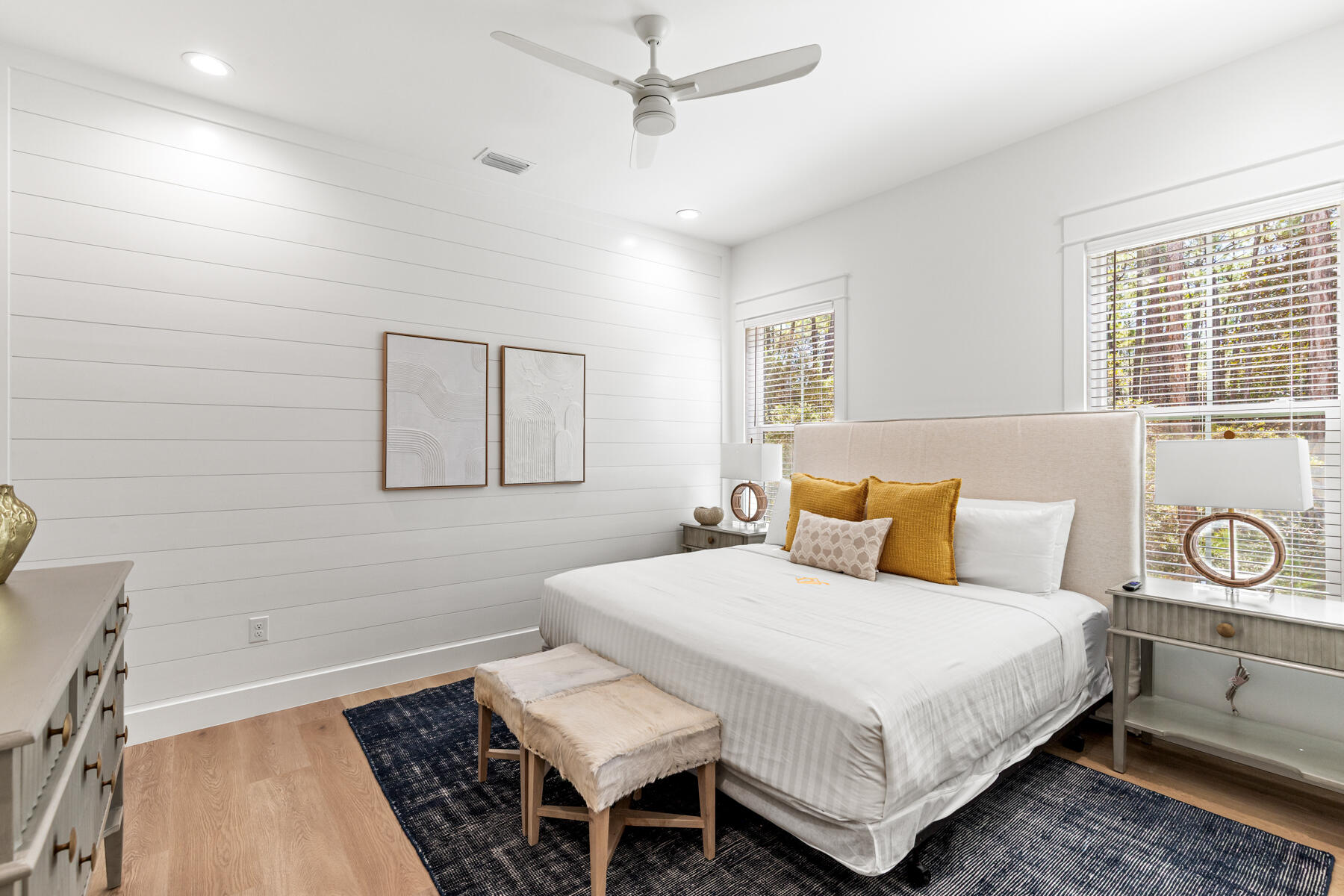 74 Shady Pines Drive Santa Rosa Beach, FL 32459 - Photo 13 of 51 a bedroom with a bed and a table