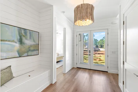 a view of a bathroom with a glass door