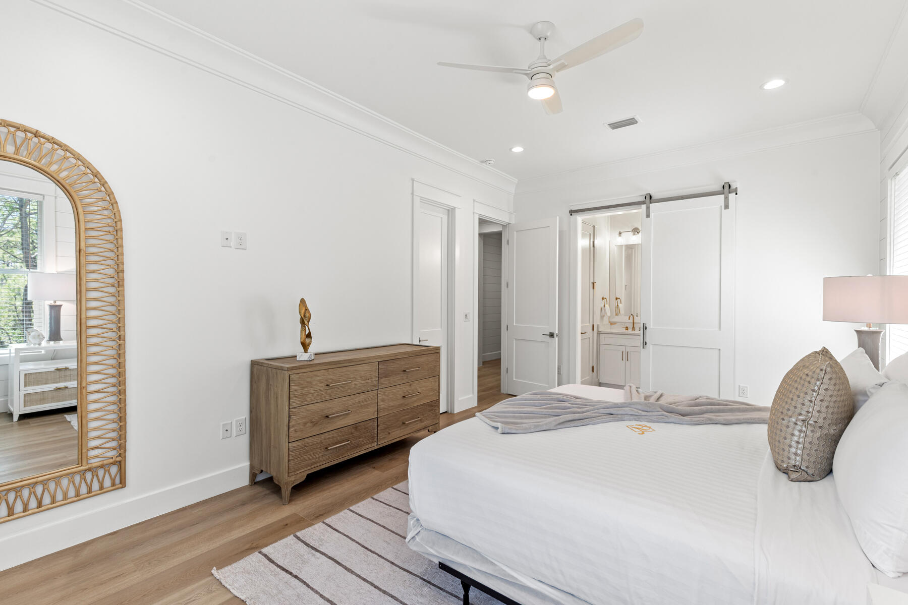 74 Shady Pines Drive Santa Rosa Beach, FL 32459 - Photo 31 of 51 a bedroom with a bed and a dresser