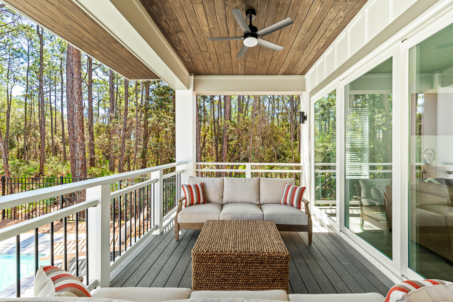 74 Shady Pines Drive Santa Rosa Beach, FL 32459 - Photo 42 of 51 a view of a porch with furniture