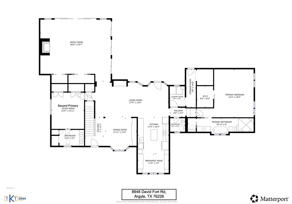 8948 David Fort Road Argyle, TX 76226 - Photo 38 of 39 Floor plan