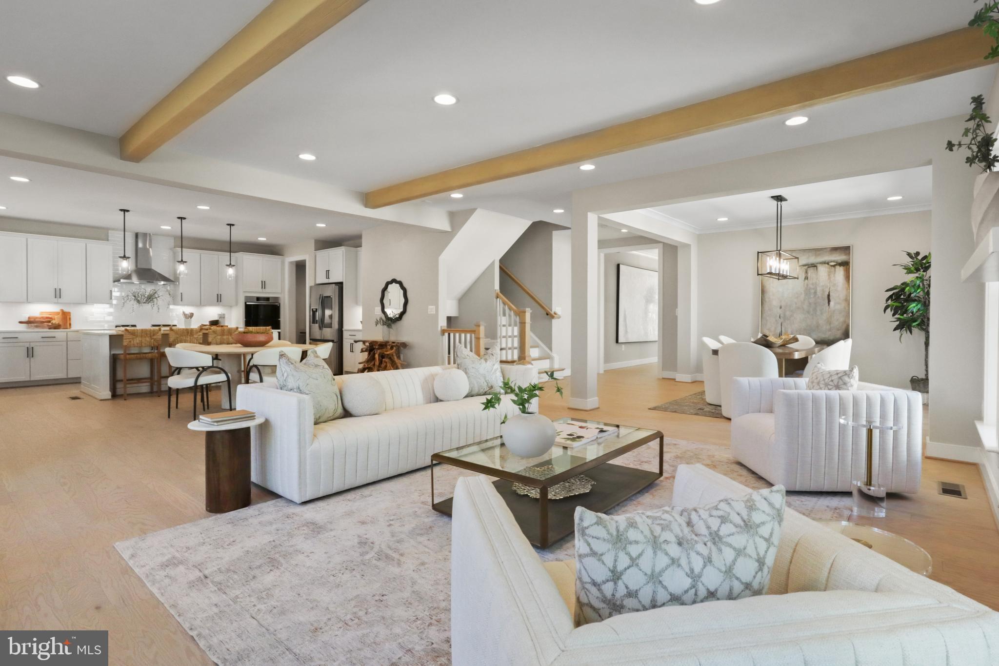 602 Kingsley Road Southwest Vienna, VA 22180 - Photo 17 of 79 a living room with furniture and a large window