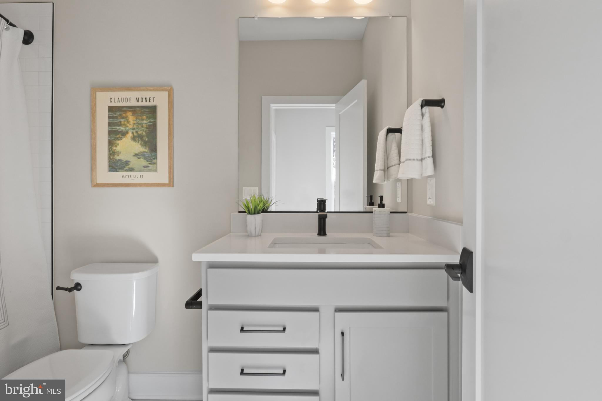 602 Kingsley Road Southwest Vienna, VA 22180 - Photo 47 of 79 a bathroom with a sink and a toilet