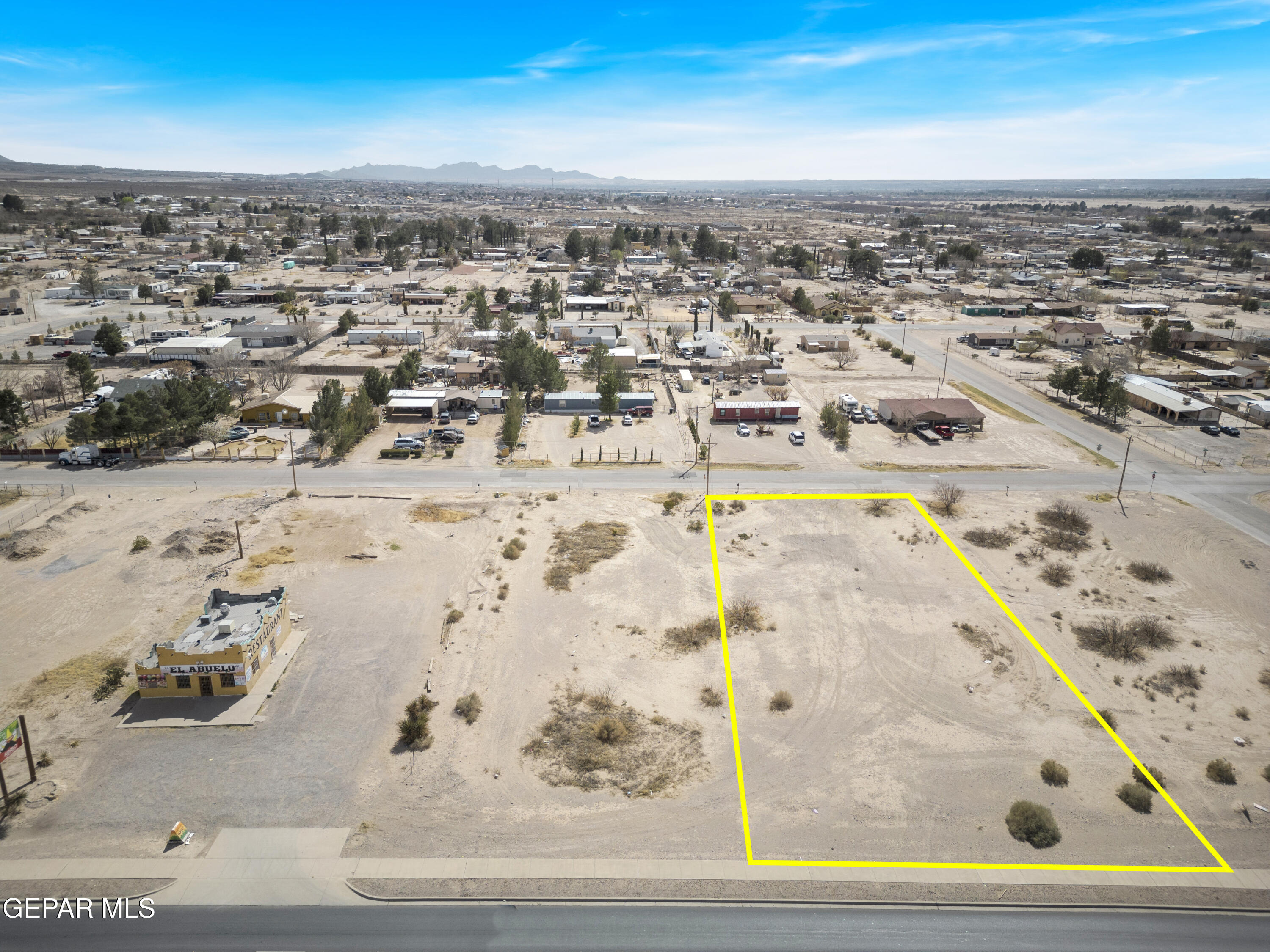 1400 2 Vinton Road Anthony, NM 88021 - Photo 15 of 20 an aerial view of residential houses with outdoor space