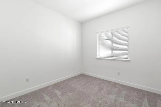a view of a room with a empty space