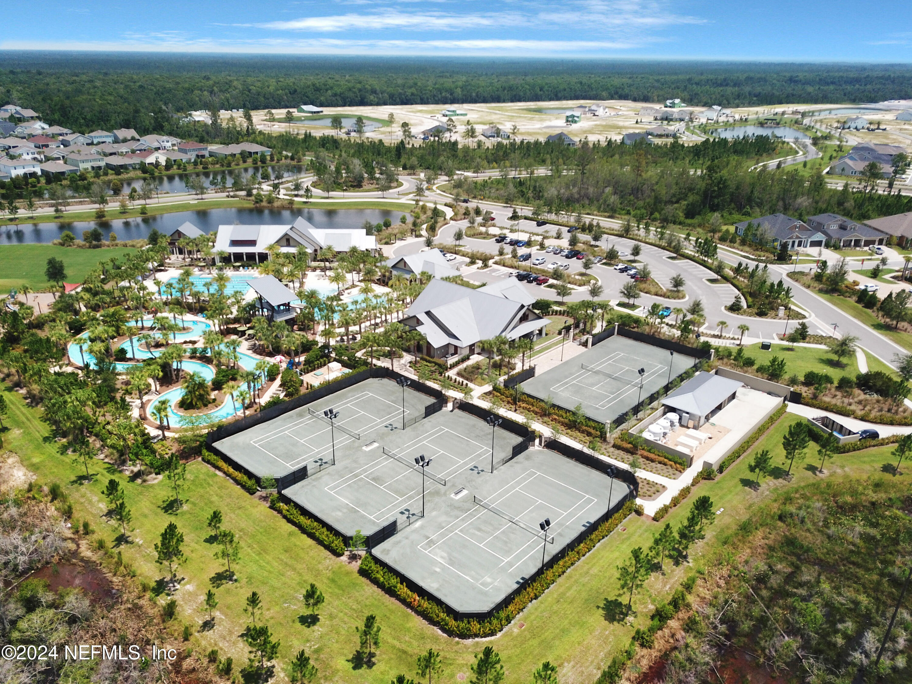 116 Alston Dr Street St. Augustine, FL 32092 - Photo 54 of 58 an aerial view of residential houses with outdoor space