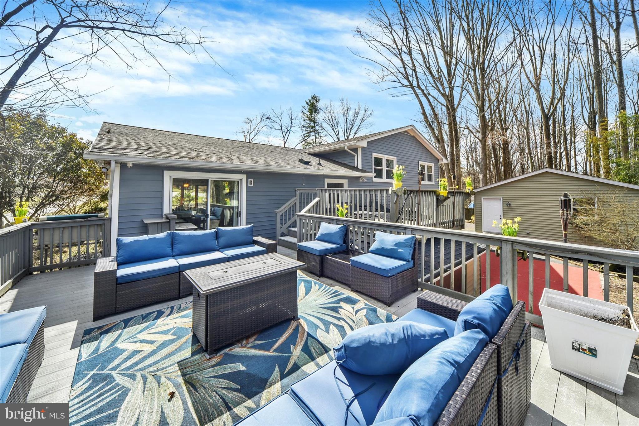1504 Groveton Court Fallston, MD 21047 - Photo 28 of 29 a view of a patio with couches chairs and wooden floor
