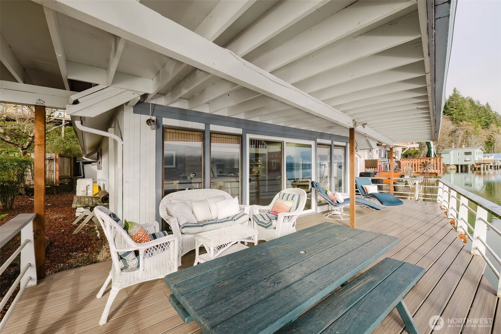 10271 Northeast North Shore Road Belfair, WA 98528 - Photo 9 of 38 a house view with a seating space