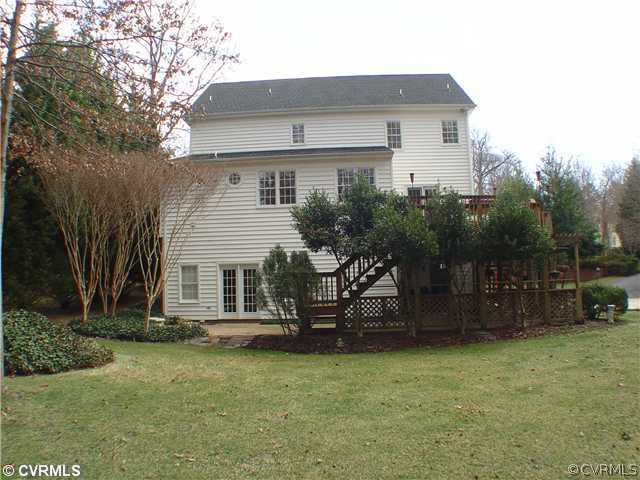 2030 Thornleigh Road Midlothian, VA 23113 - Photo 2 of 12 Exterior Back - Private lot (.83 acre) with irriga