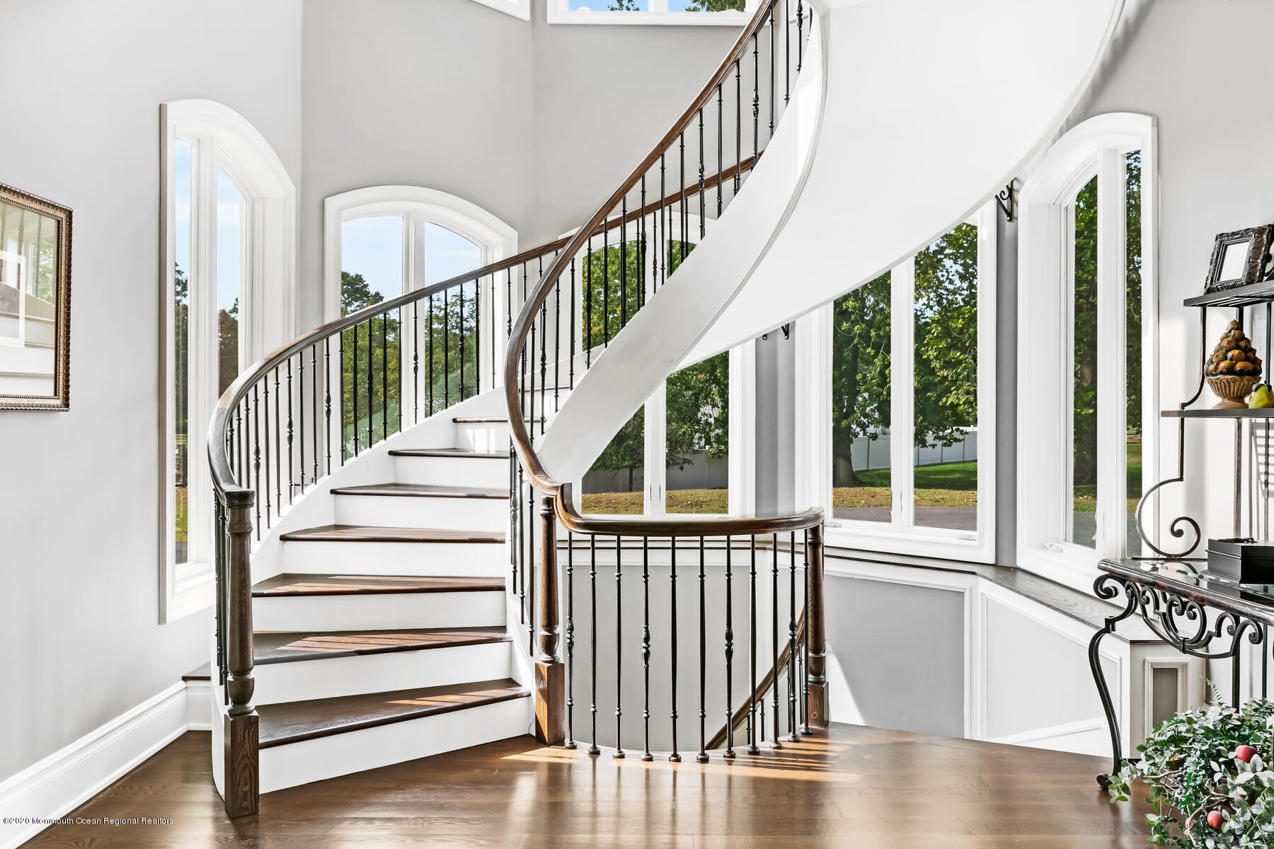 64 Crine Road Colts Neck, NJ 07722 - Photo 8 of 38 Custom Circluar Floating Stair Case