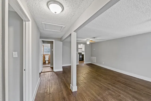 wooden floor in an empty room