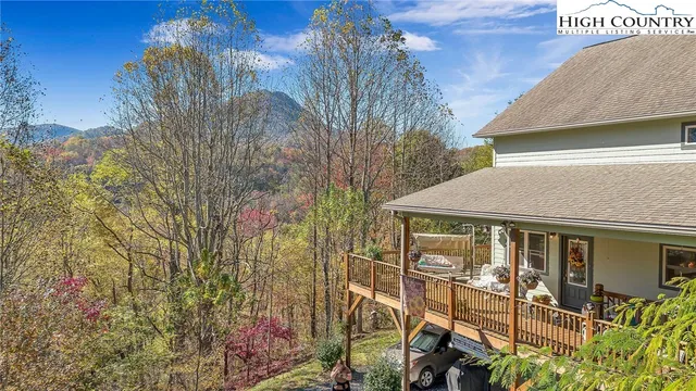 a aerial view of a house