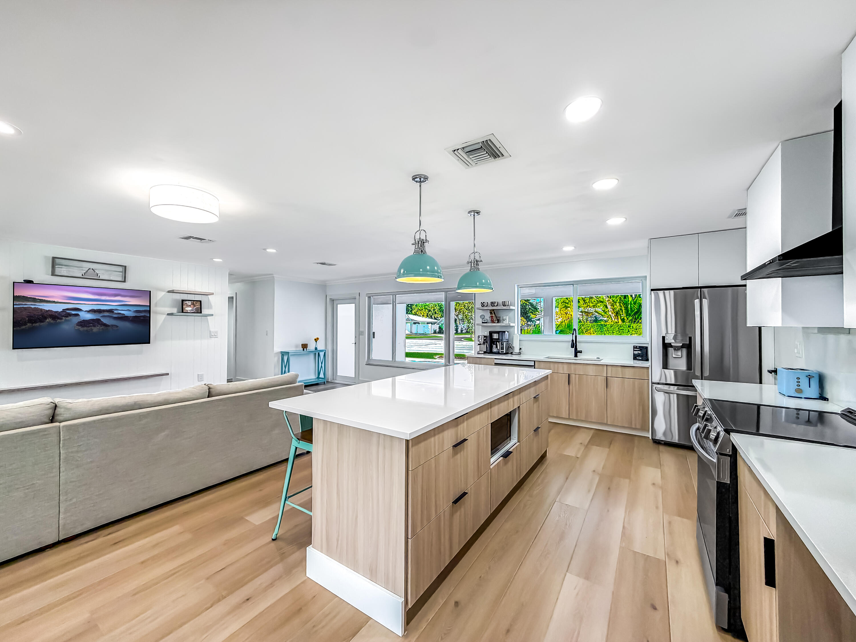 1098 West Camino Real Boca Raton, FL 33486 - Photo 22 of 55 Kitchen and Living Room