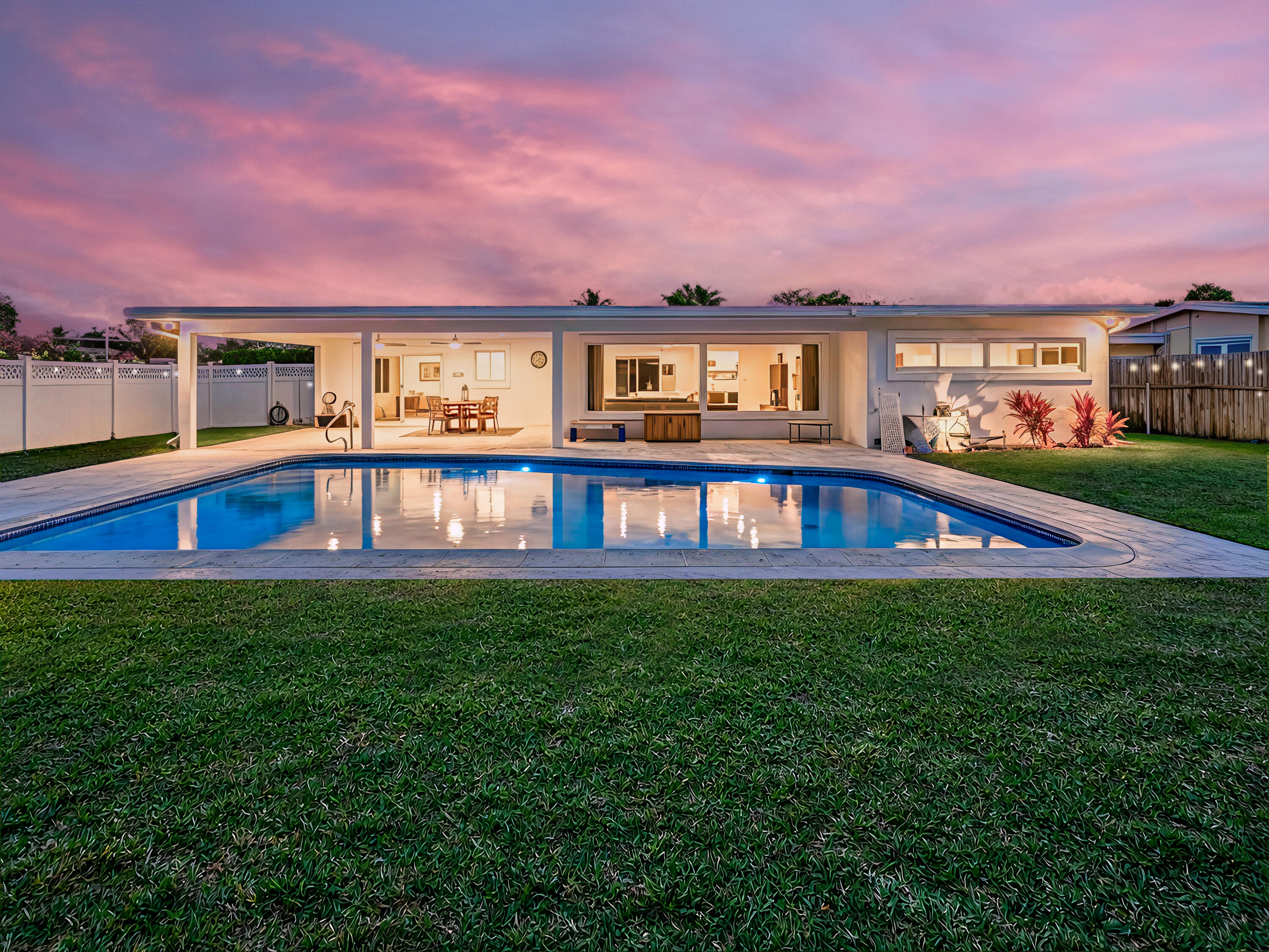 1098 West Camino Real Boca Raton, FL 33486 - Photo 3 of 55 Backyard Twilight Edit