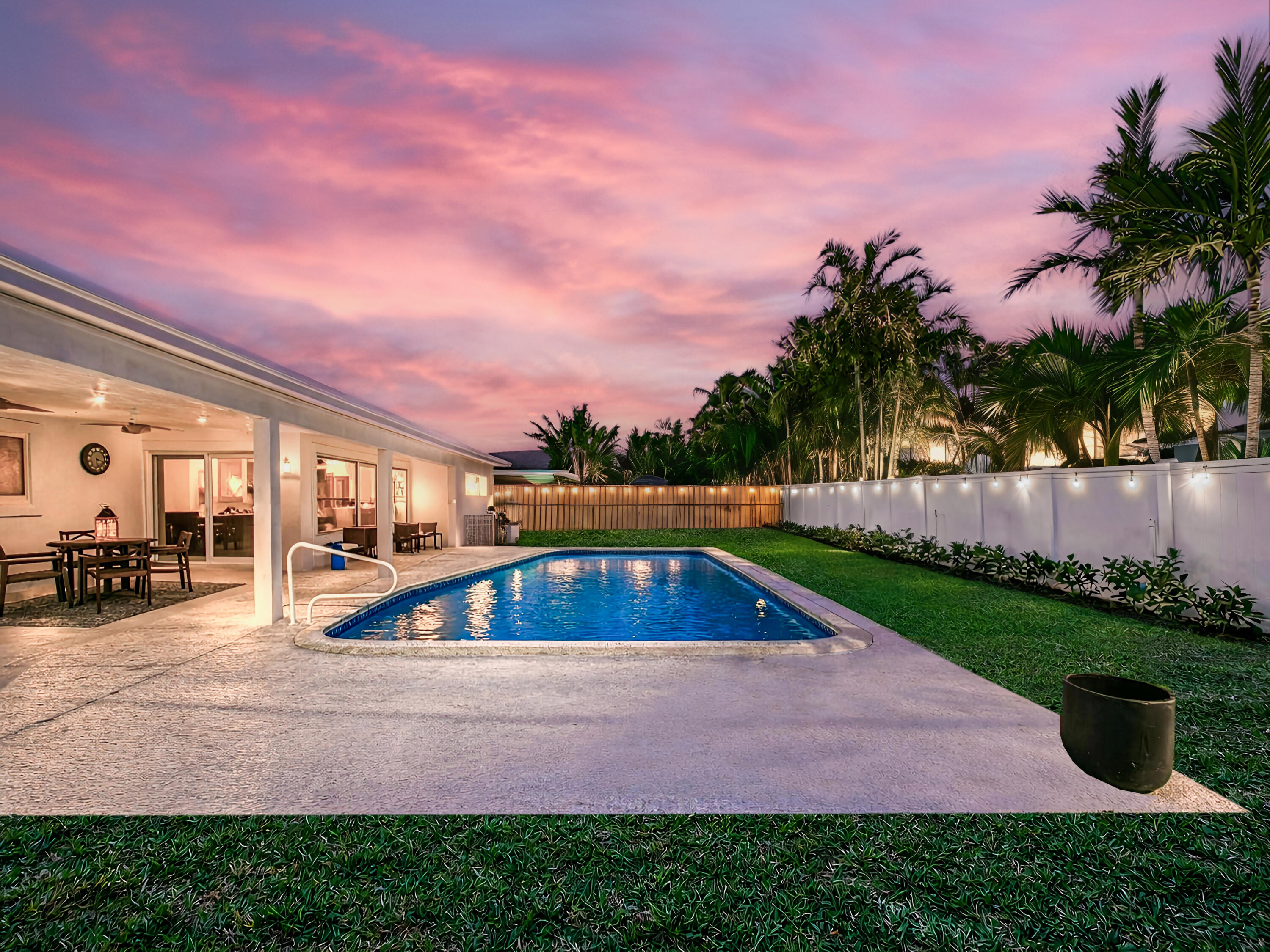 1098 West Camino Real Boca Raton, FL 33486 - Photo 4 of 55 Backyard Twilight Edit