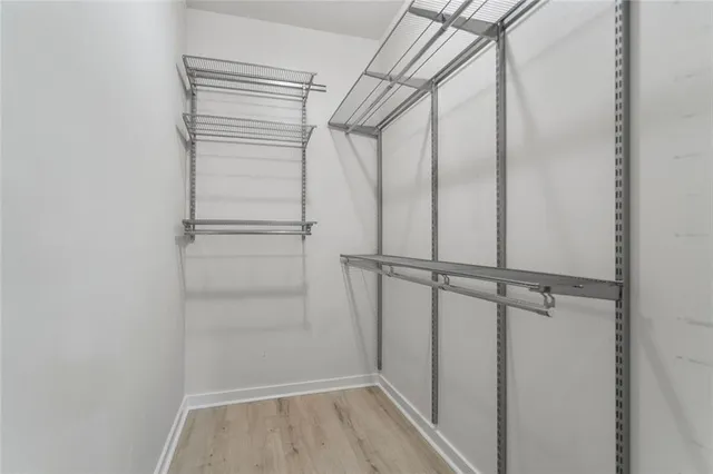 a view of walk in closet