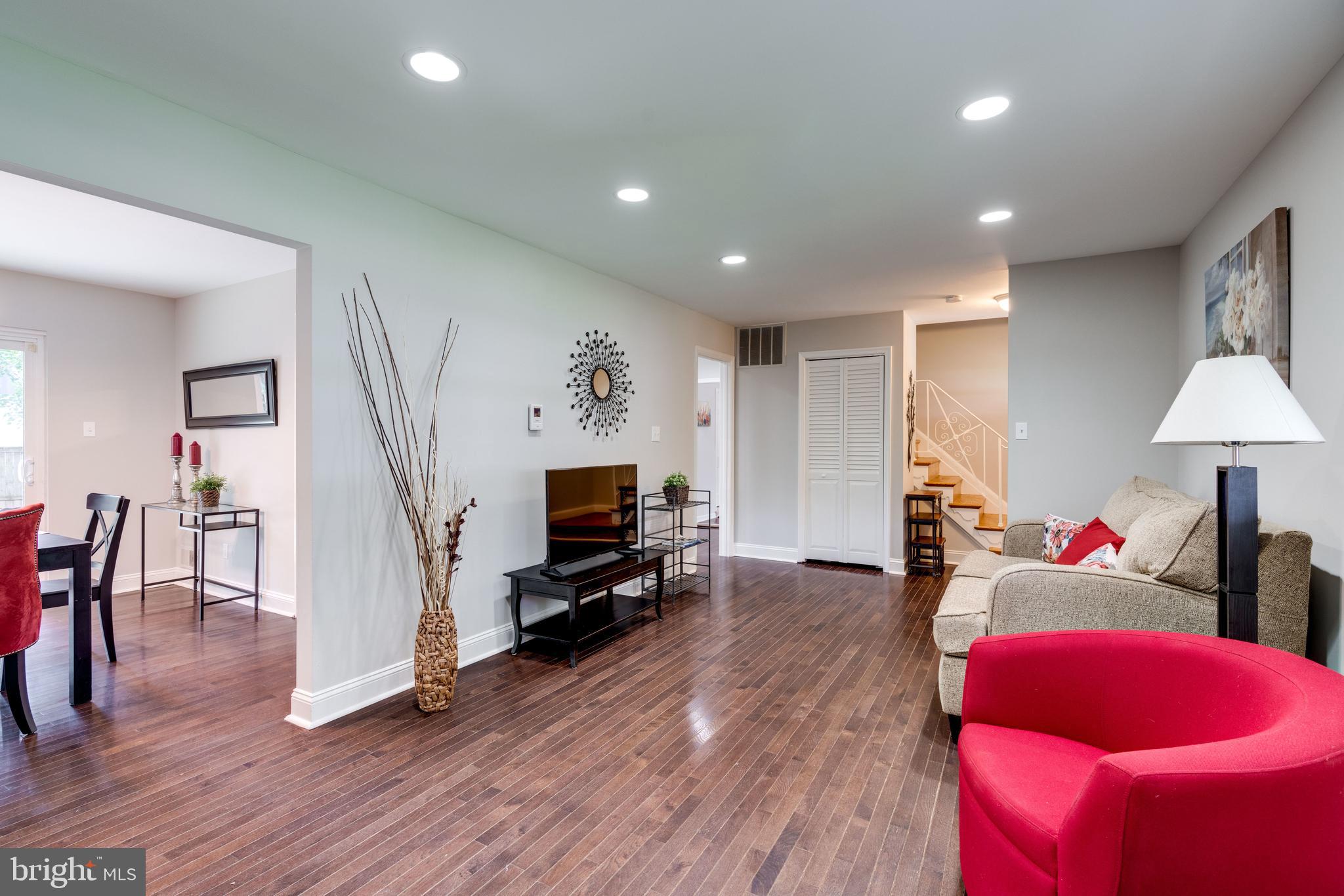 8430 Thames Street Springfield, VA 22151 - Photo 5 of 29 Living Room Featuring Wood Floors & Recessed Light