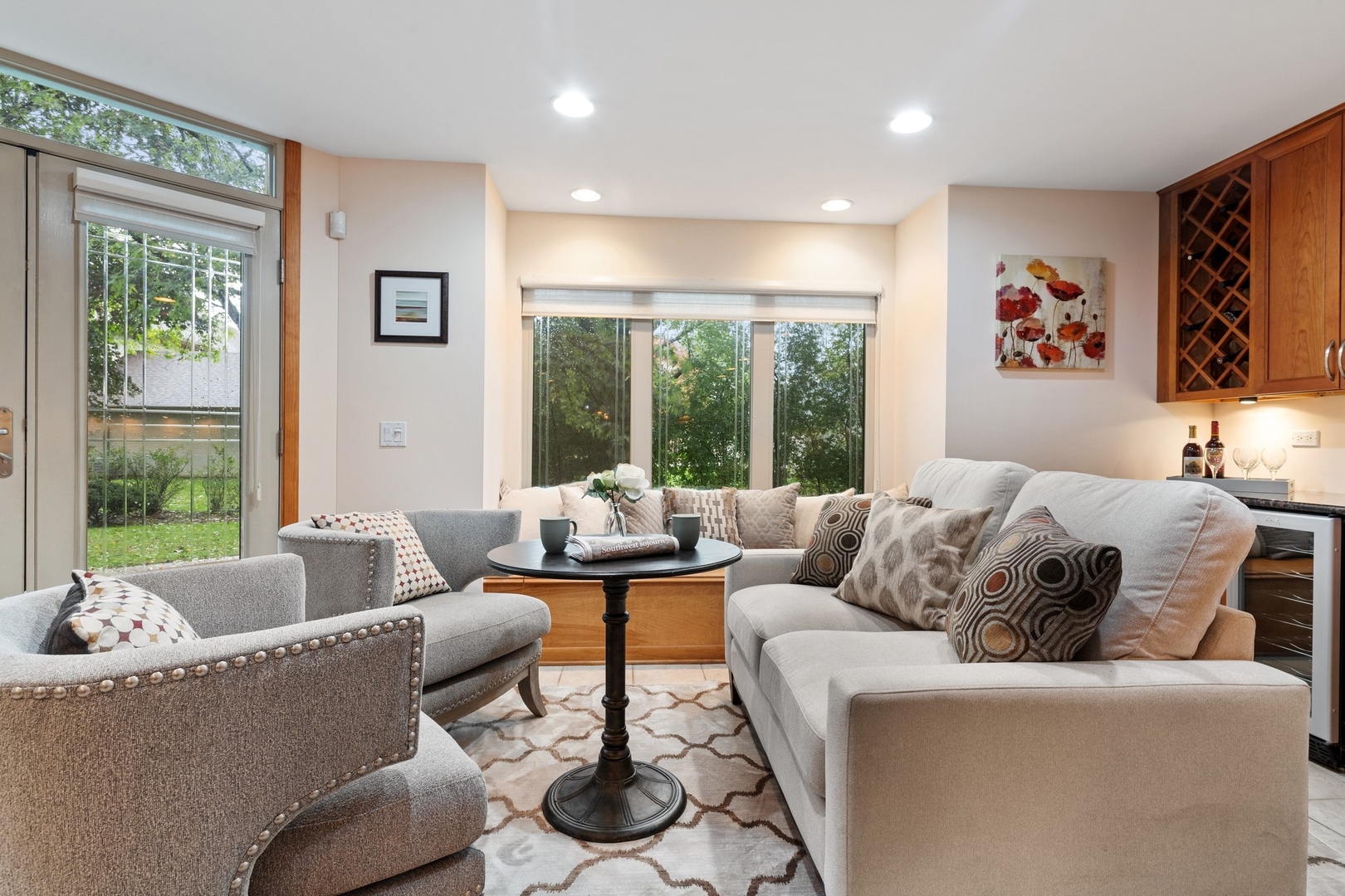 2037 Clover Road Northbrook, IL 60062 - Photo 6 of 29 a living room with furniture and a large window