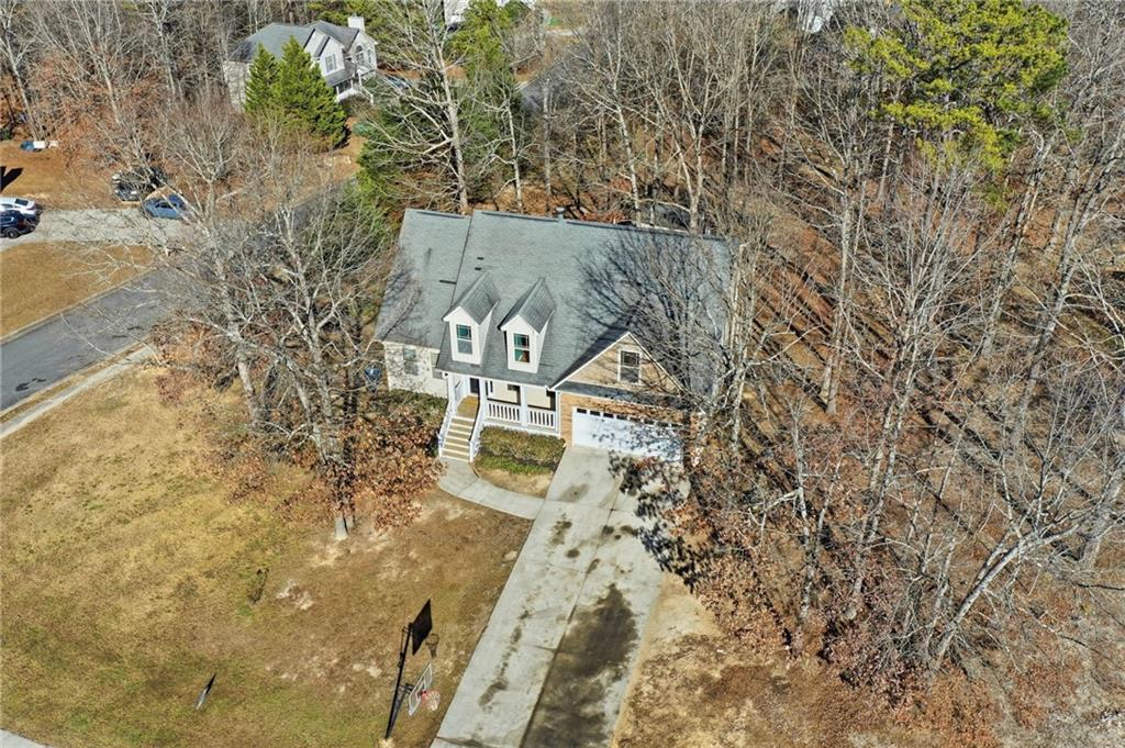 27 Larsen Ridge Adairsville, GA 30103 - Photo 44 of 47 a aerial view of a house with a yard