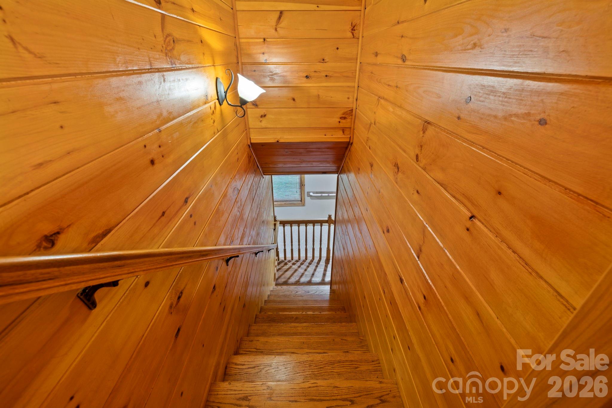 266 Rhododendron Drive Saluda, NC 28773 - Photo 24 of 35 a view of balcony with wooden floor