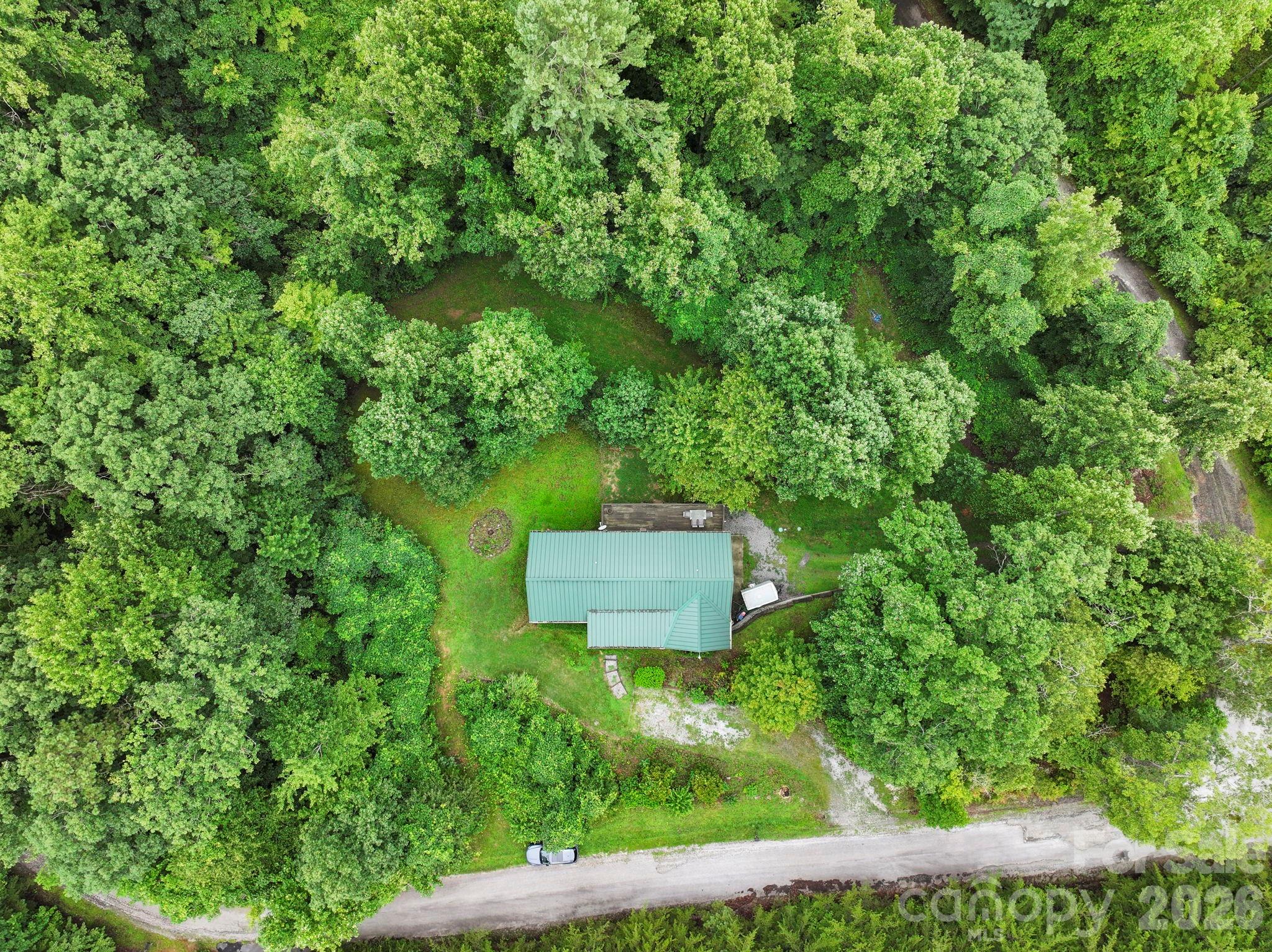 266 Rhododendron Drive Saluda, NC 28773 - Photo 34 of 35 a view of a back yard
