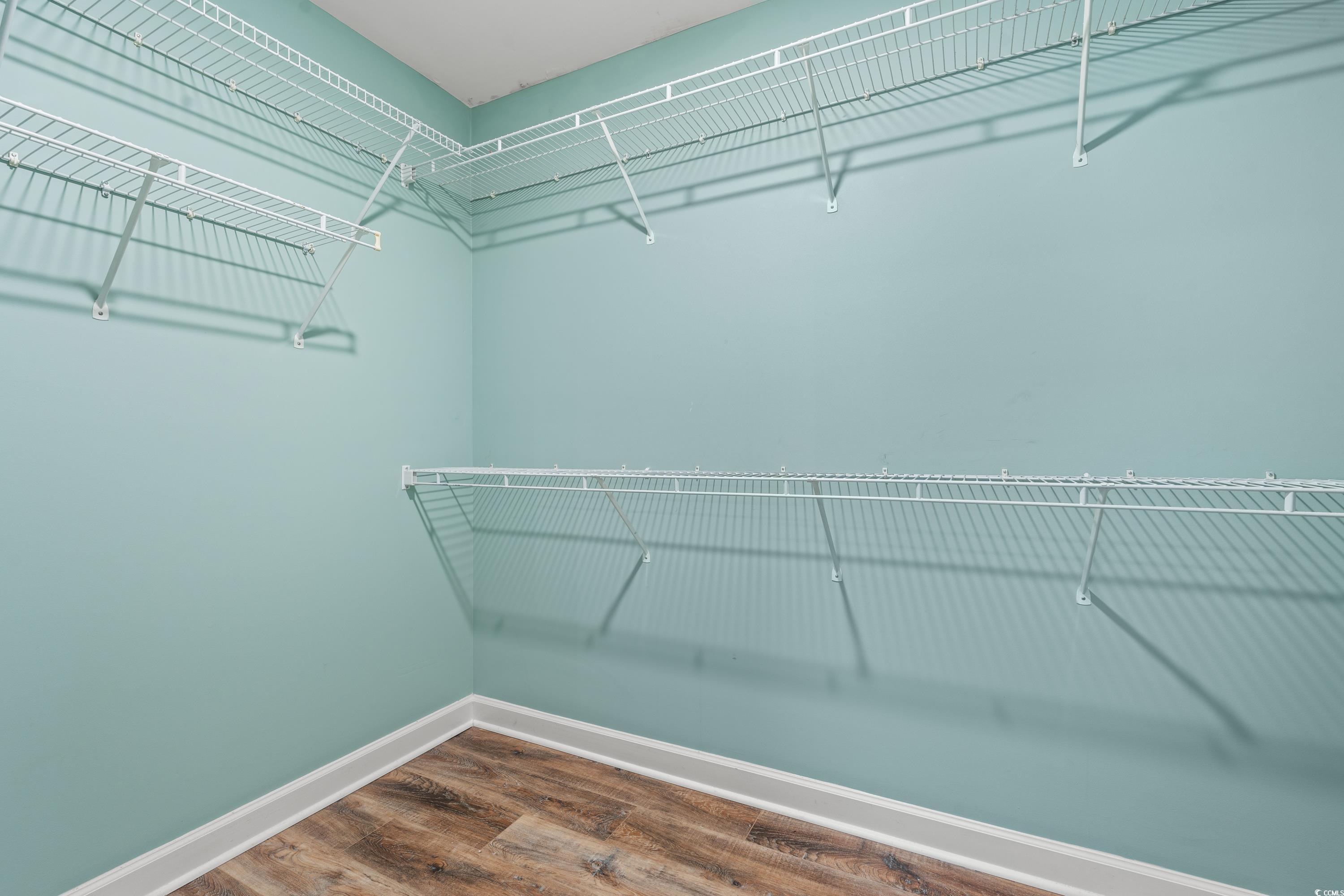 177 Reef Run Road Pawleys Island, SC 29585 - Photo 14 of 40 Spacious closet with wood finished floors