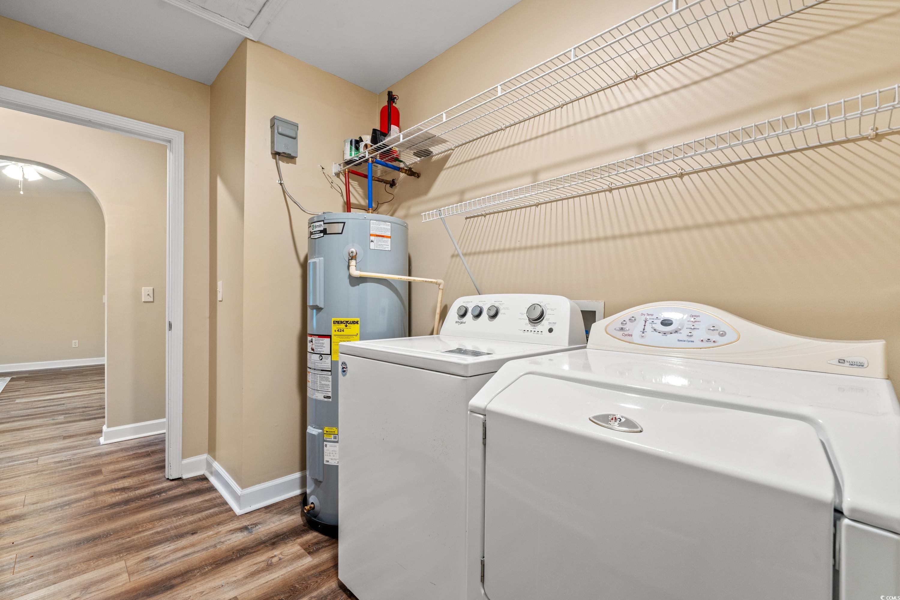 177 Reef Run Road Pawleys Island, SC 29585 - Photo 25 of 40 Laundry room with arched walkways, electric water