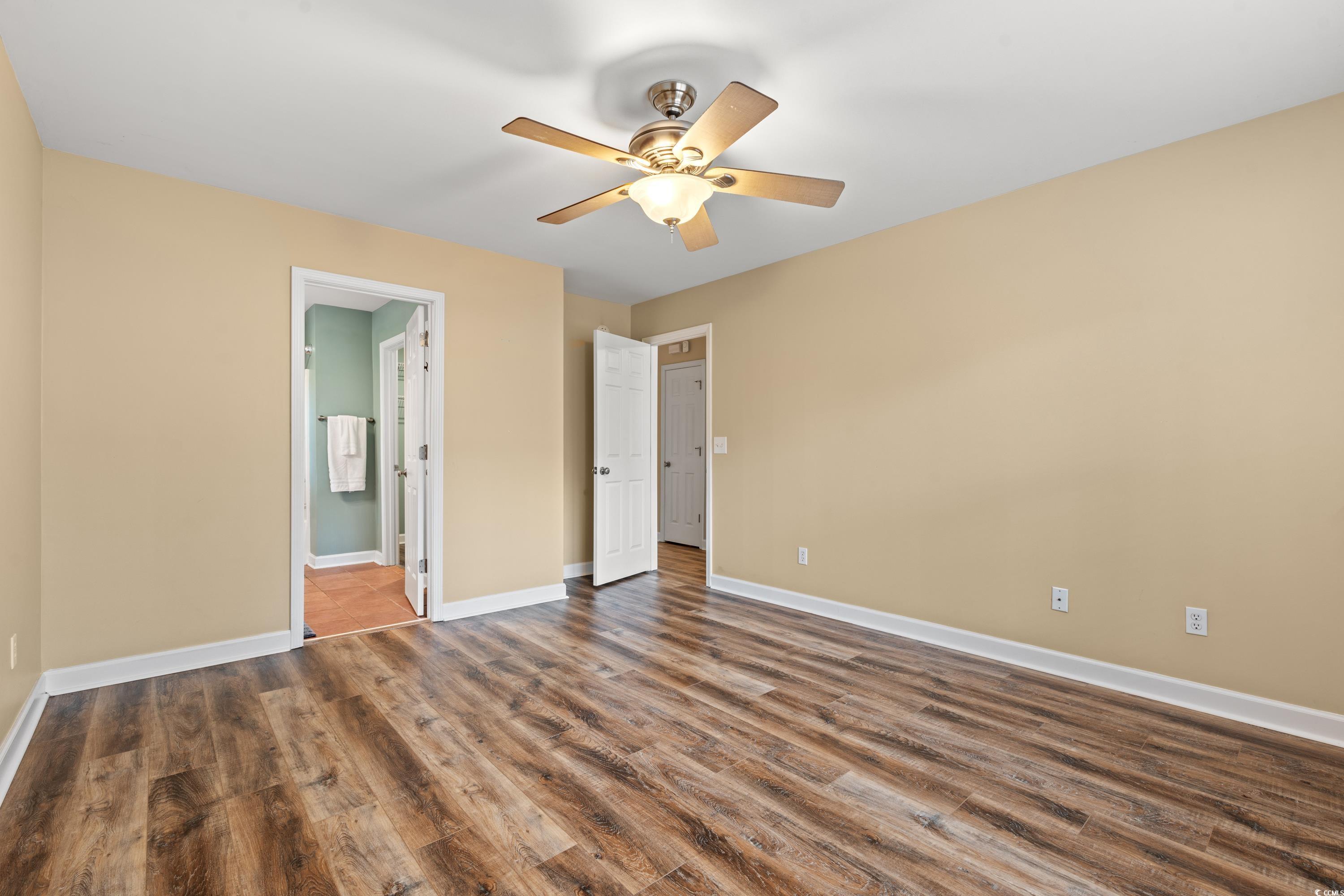 177 Reef Run Road Pawleys Island, SC 29585 - Photo 9 of 40 Unfurnished bedroom with ceiling fan, connected ba