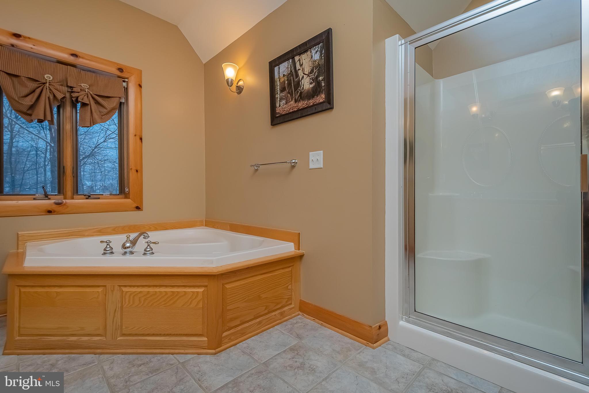 642 Deep Creek Highlands Road McHenry, MD 21541 - Photo 41 of 59 a bathroom with a sink and a mirror