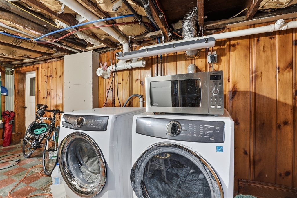 23 A Street Hull, MA 02045 - Photo 29 of 42 a utility room with dryer and washer