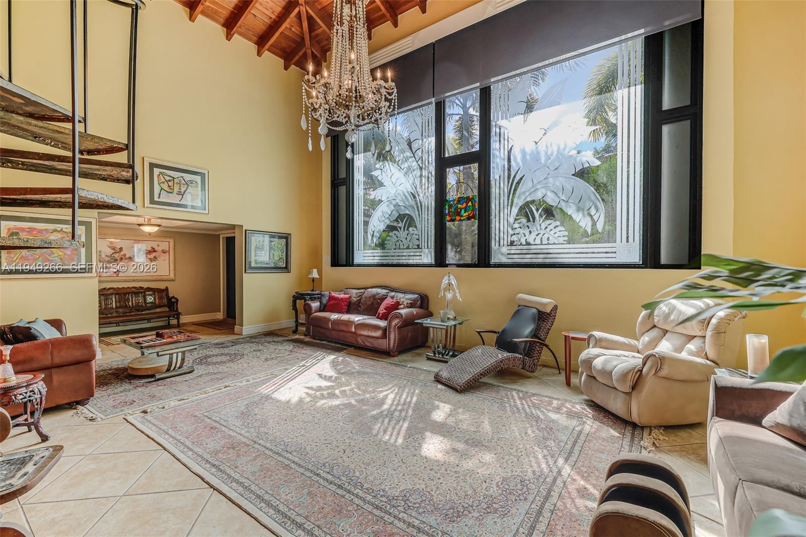 18975 Southwest 224th Street Miami, FL 33170 - Photo 14 of 97 a living room with furniture and a large window