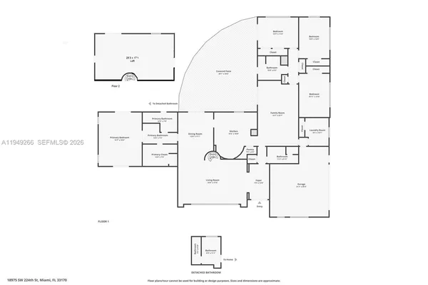 $2,795,000 | 18975 Southwest 224th Street, Miami, FL 33170