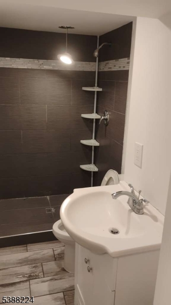 249 Summer Avenue Newark, NJ 07104 - Photo 11 of 16 a bathroom with a sink a toilet and shower