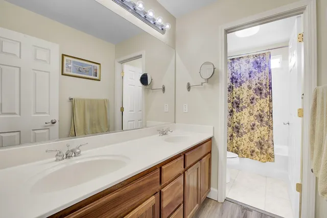 a view of a city with tall buildings