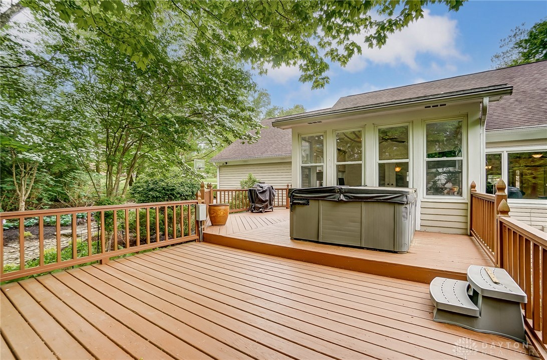 1062 Berryhill Road Bellbrook, OH 45305 - Photo 46 of 51 Overlooking Wood Deck