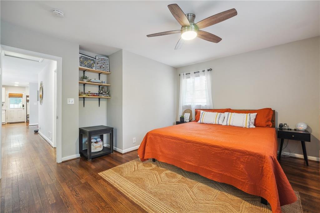 3483 Glensford Drive Decatur, GA 30032 - Photo 14 of 24 a bedroom with a bed and a table